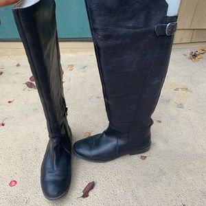 ❤️HP❤️ Lucky Brand black leather tall riding boots